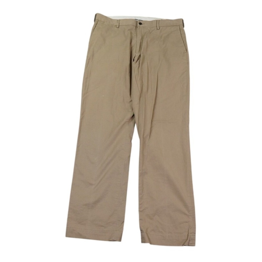 Polo Ralph Lauren‎ Chinos Mens 36x34 Tan Stretch Classic Fit Logo Khakis Outdoor